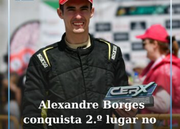 O piloto Alexandre Borges conquistou o 2.º lugar no Circuito do Lanço Grande
