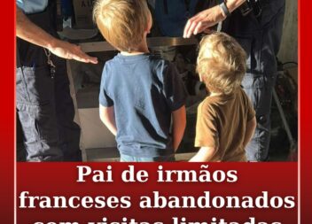 Os dois irmãos franceses de 4 e 5 anos abandonados junto a uma estrada na zona d