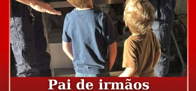 Os dois irmãos franceses de 4 e 5 anos abandonados junto a uma estrada na zona d