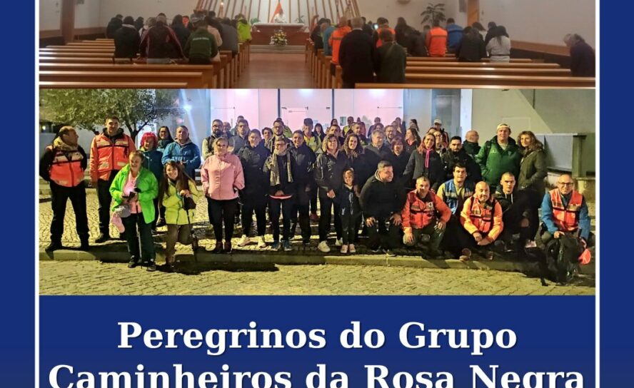 Os peregrinos Caminheiros da Rosa Negra