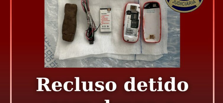 PJ detém homem com droga e telemóvel no organismo A Polícia Judiciária