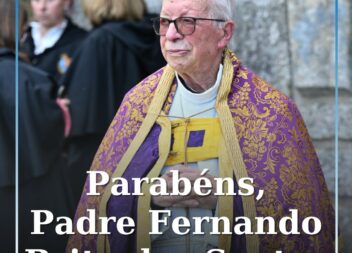 Padre Fernando Brito dos Santos celebra 91 anos.