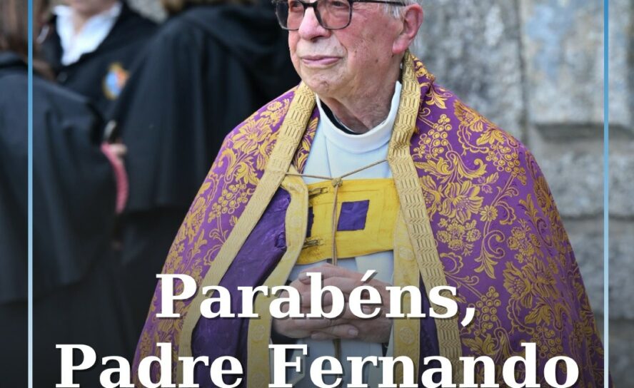 Padre Fernando Brito dos Santos celebra 91 anos.
