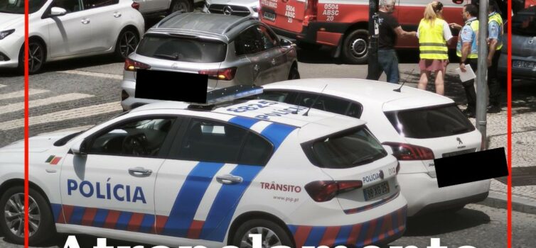 Um homem de 70 anos sofreu ferimentos ligeiros na sequência de um atropelamento