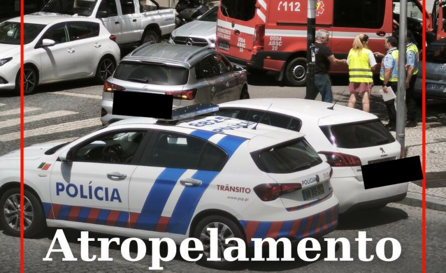 Um homem de 70 anos sofreu ferimentos ligeiros na sequência de um atropelamento