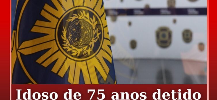 Um idoso foi detido pela Polícia Judiciária, no sábado