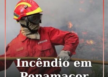 Um incêndio agrícola deflagrou esta sexta-feira, 22 de maio