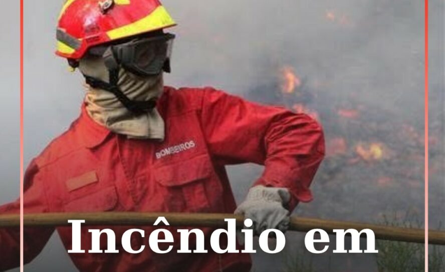 Um incêndio agrícola deflagrou esta sexta-feira, 22 de maio
