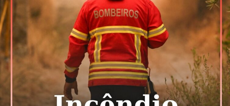 Um incêndio deflagrou esta quarta-feira, 27 de maio