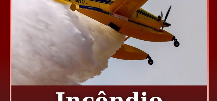 Um incêndio deflagrou esta quinta-feira, 21 de maio