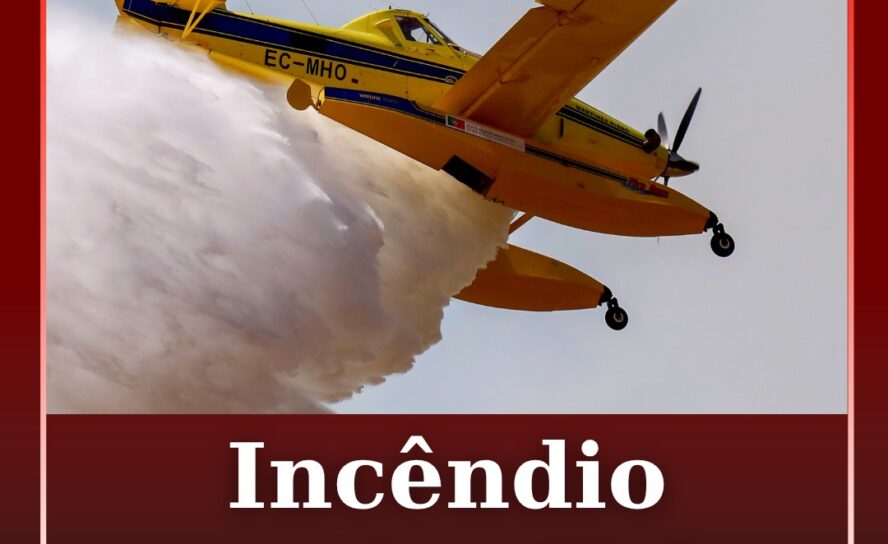 Um incêndio deflagrou esta quinta-feira, 21 de maio
