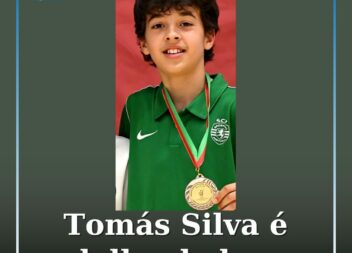 Um jovem atleta do Vergão, no concelho de Proença-a-Nova