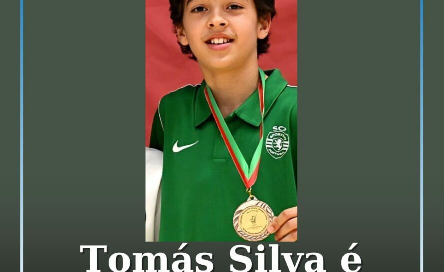 Um jovem atleta do Vergão, no concelho de Proença-a-Nova