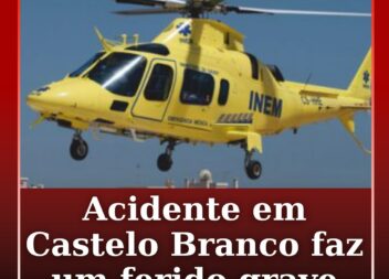 Uma colisão entre dois automóveis provocou, este domingo, 24 de maio