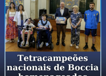 A Câmara Municipal de Castelo Branco prestou uma simbólica homenagem aos atletas