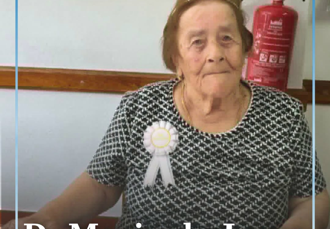 A D. Maria de Jesus, do Centro de Assistência Social da Freguesia do Troviscal,