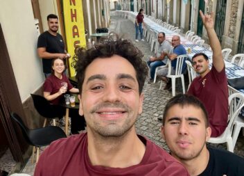 A Rua do Comércio, em Sobreira Formosa