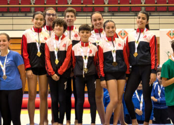 A ZakiGym esteve em destaque no Campeonato Nacional Base de TeamGym