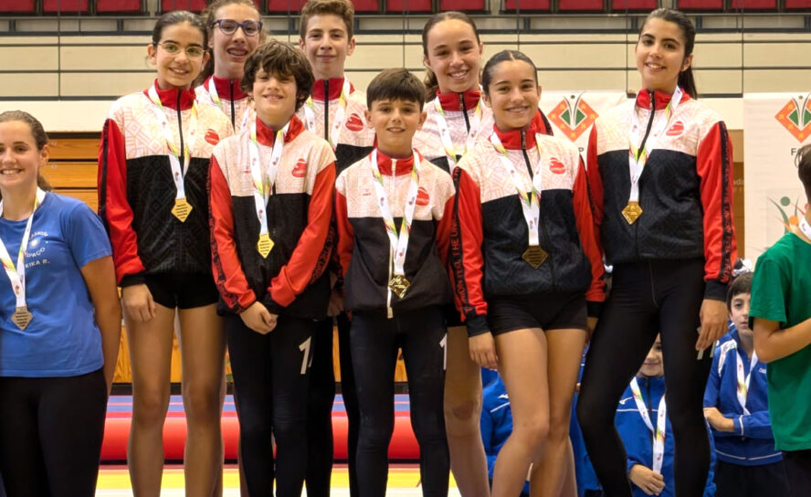 A ZakiGym esteve em destaque no Campeonato Nacional Base de TeamGym