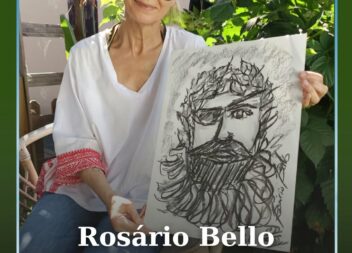 A artista plástica Rosário Bello assinalou o Dia de Portugal