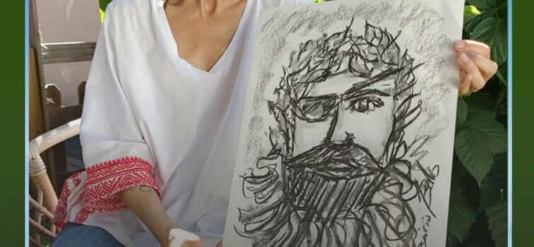 A artista plástica Rosário Bello assinalou o Dia de Portugal