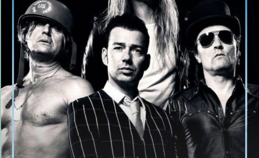 A banda dinamarquesa D-A-D, uma das maiores referências do rock europeu