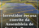 A empresa promotora do projeto de instalação de um parque solar na Serra da Gard