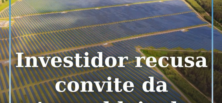 A empresa promotora do projeto de instalação de um parque solar na Serra da Gard