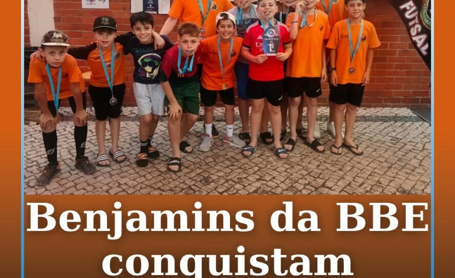A equipa de Benjamins da BBE venceu o torneio realizado nos dias 13 e 14 de junh
