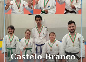 A equipa de Judo Adaptado, da Escola de Judo Ana Hormigo
