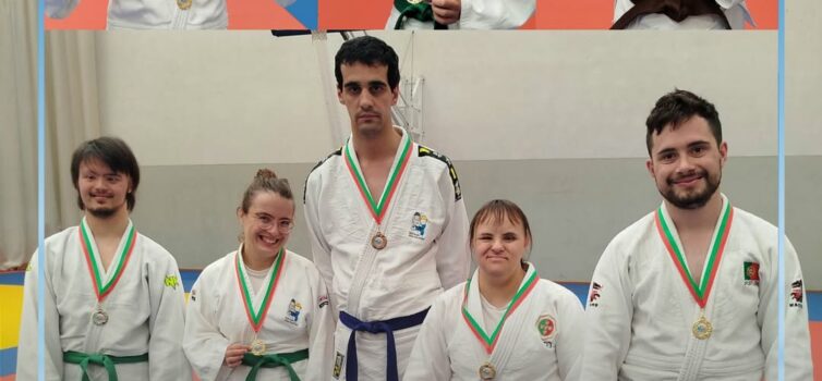A equipa de Judo Adaptado, da Escola de Judo Ana Hormigo