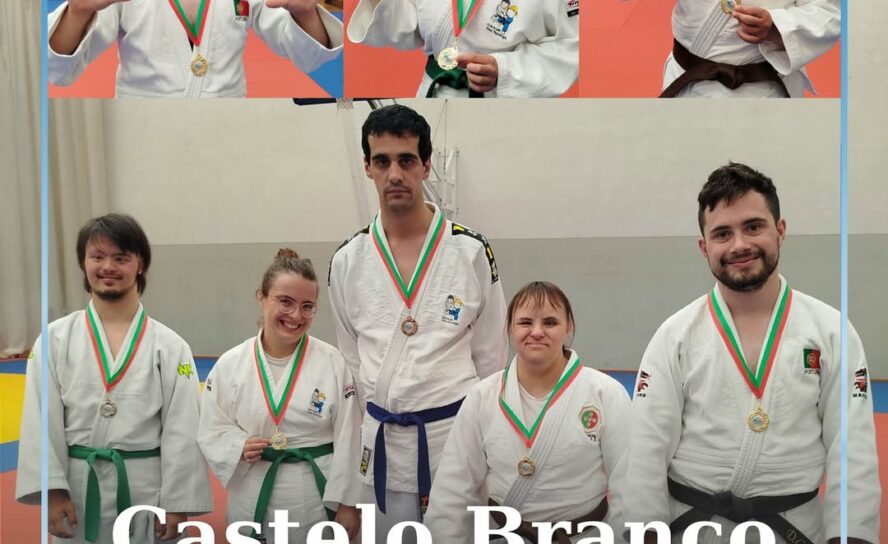 A equipa de Judo Adaptado, da Escola de Judo Ana Hormigo
