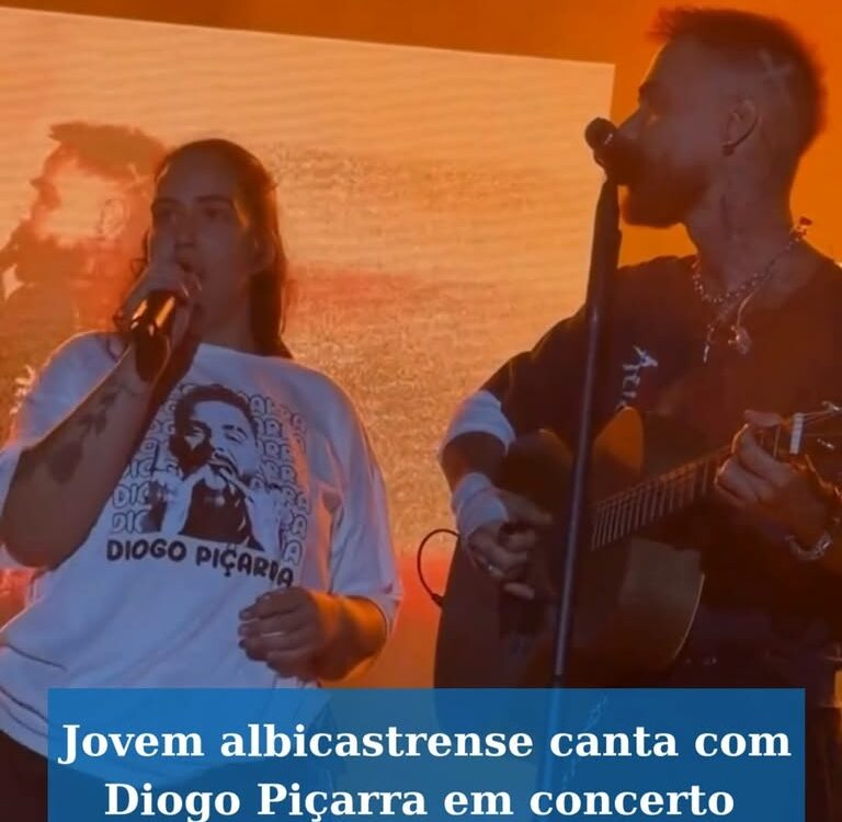 A jovem albicastrense Filipa Nogueira viveu um momento inesquec\u00edvel este s\