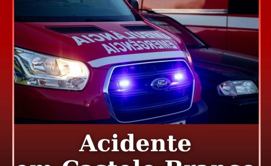 Acidente em Castelo Branco faz um ferido grave