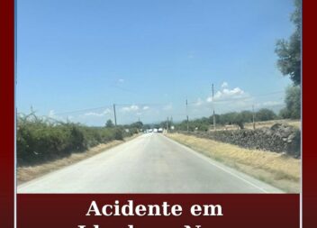 Acidente próximo de Oledo faz dois feridos