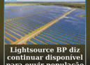 As sessões promovidas pela empresa Lightsource BP sobre o projeto da central sol
