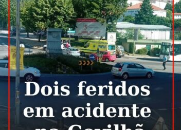 Duas pessoas ficaram com ferimentos ligeiros