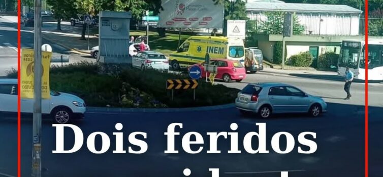 Duas pessoas ficaram com ferimentos ligeiros