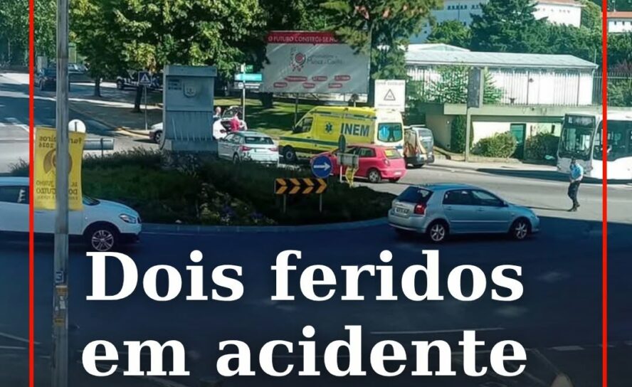 Duas pessoas ficaram com ferimentos ligeiros