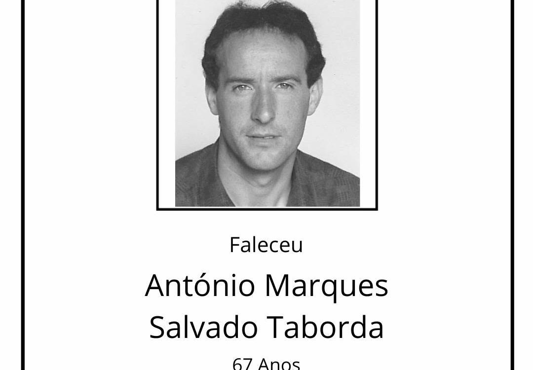 Faleceu António Marques Salvado Taborda, aos 67 anos de idade