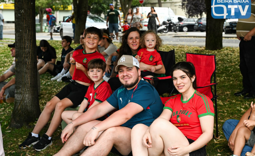 Fanzone de Castelo Branco vive empate de Portugal