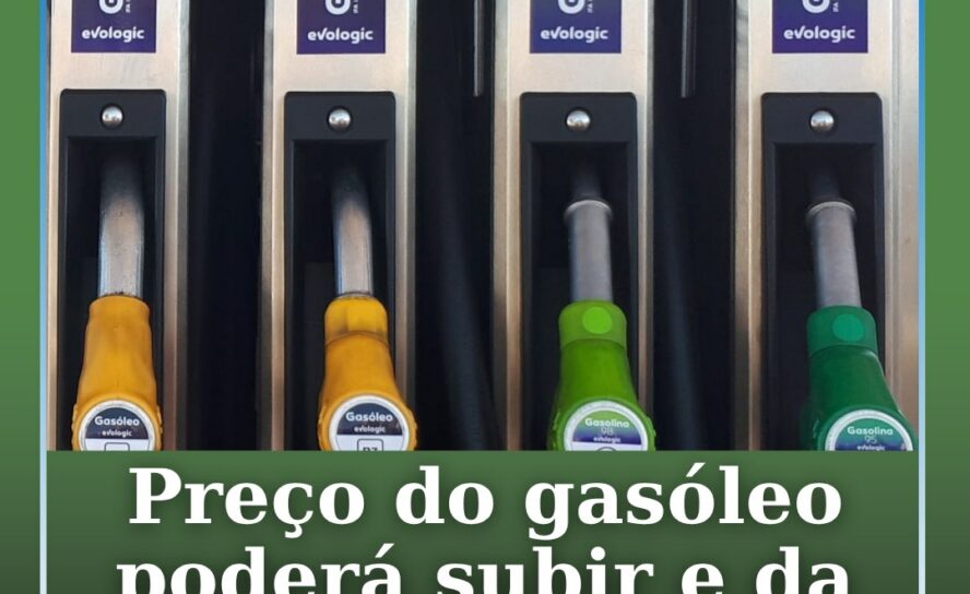 Gasóleo sobe 4 cêntimos e gasolina desce 1