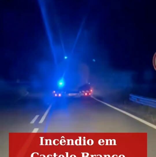 Incêndio em aterro sanitário de Castelo Branco