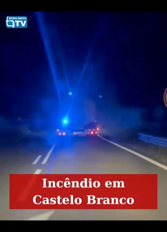Incêndio em aterro sanitário de Castelo Branco