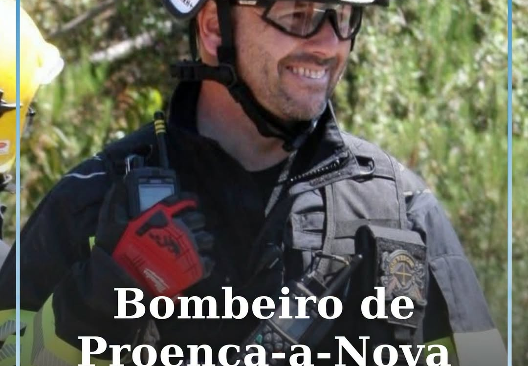 Miguel André, adjunto de comando dos Bombeiros Voluntários de Proença-a-Nova
