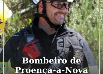 Miguel André, adjunto de comando dos Bombeiros Voluntários de Proença-a-Nova