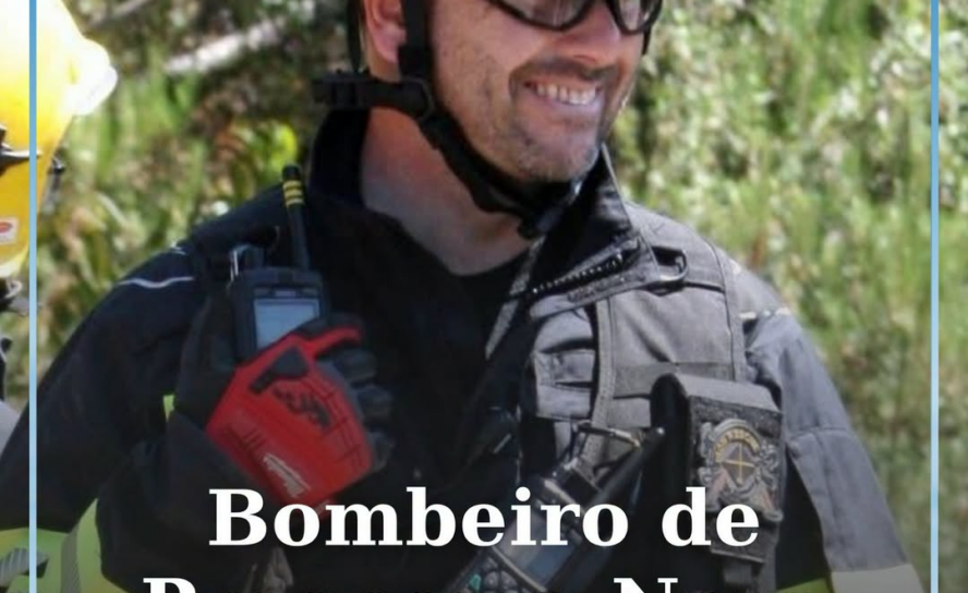 Miguel André, adjunto de comando dos Bombeiros Voluntários de Proença-a-Nova