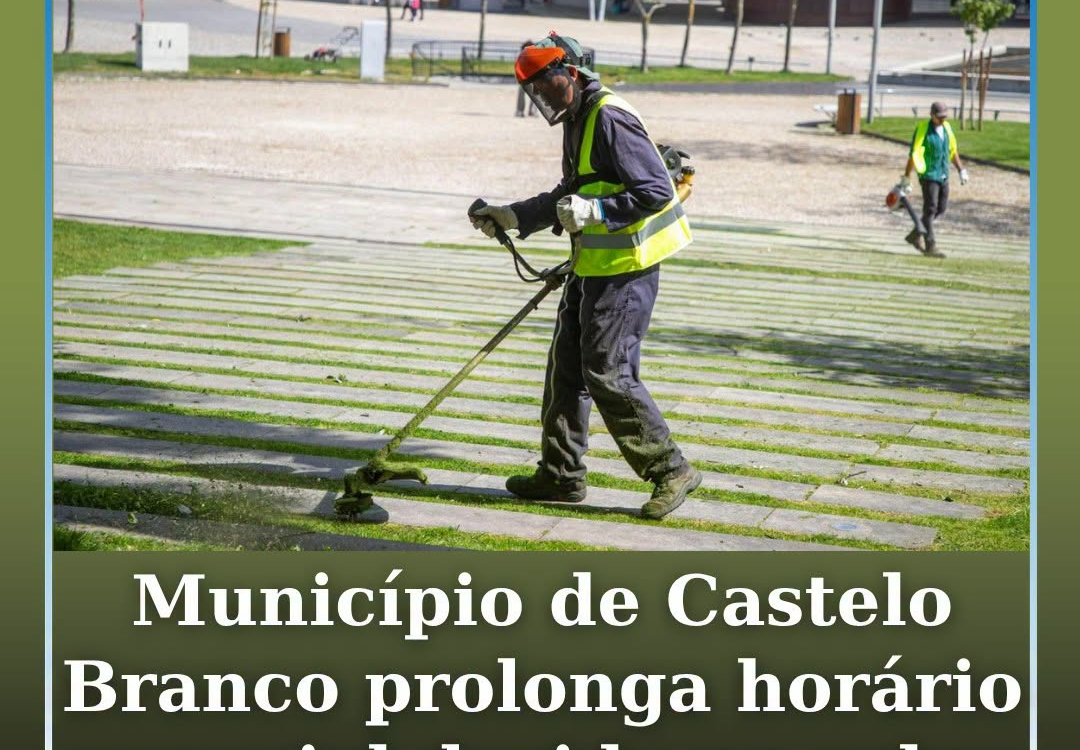O Município de Castelo Branco prolongou a alteração temporária do horário de tra