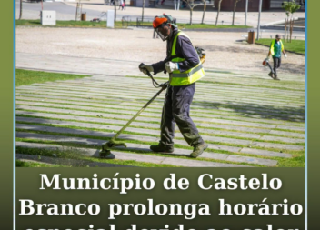 O Município de Castelo Branco prolongou a alteração temporária do horário de tra