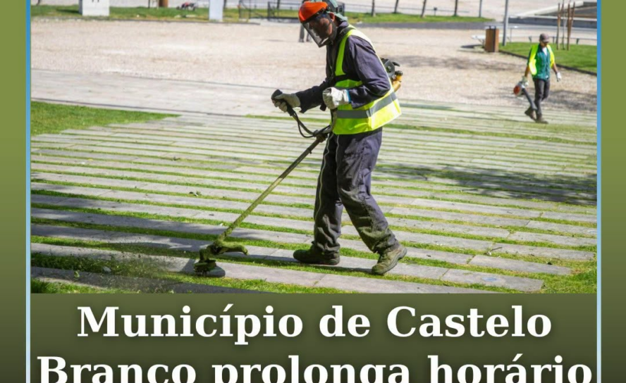 O Município de Castelo Branco prolongou a alteração temporária do horário de tra